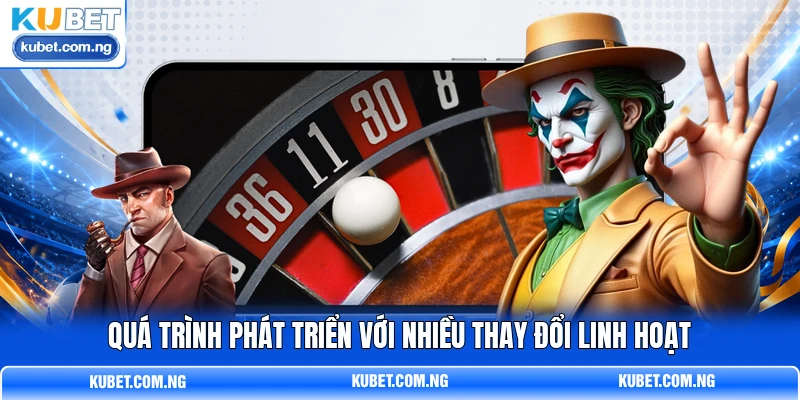 Quá trình phát triển với nhiều thay đổi linh hoạt Quá trình phát triển với nhiều thay đổi linh hoạt